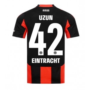 Fotbalové Dres Eintracht Frankfurt Can Uzun #42 Domácí Oblečení 2025-26 Krátký Rukáv
